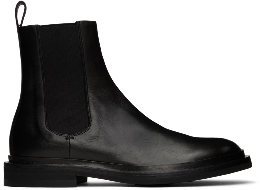 Chelsea boots officier à billes - noir