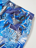 Etro - Mid-Length Printed Swim Shorts - Blue