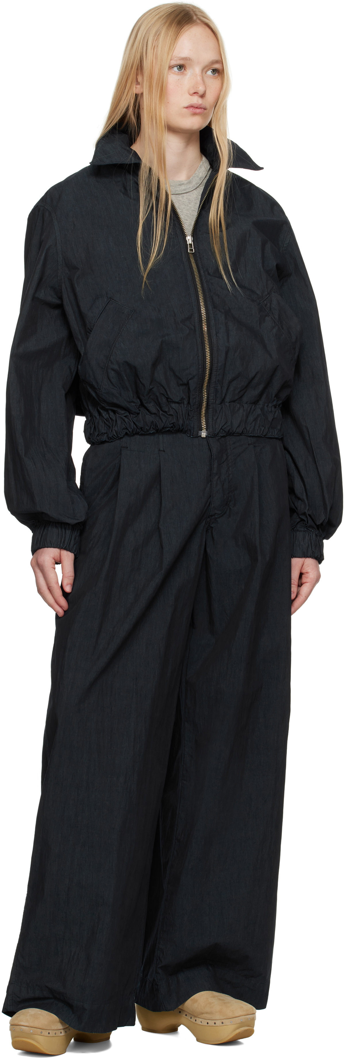 Eckhaus Latta Navy Flight Bomber Jacket