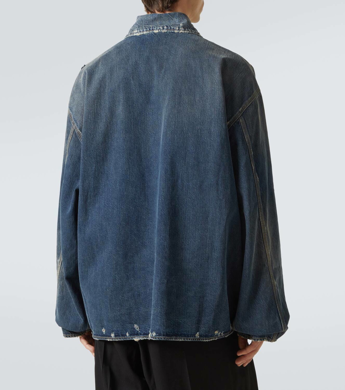 Balenciaga Distressed denim jacket