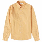 Sporty & Rich Charlie Shirt in Yellow Striped