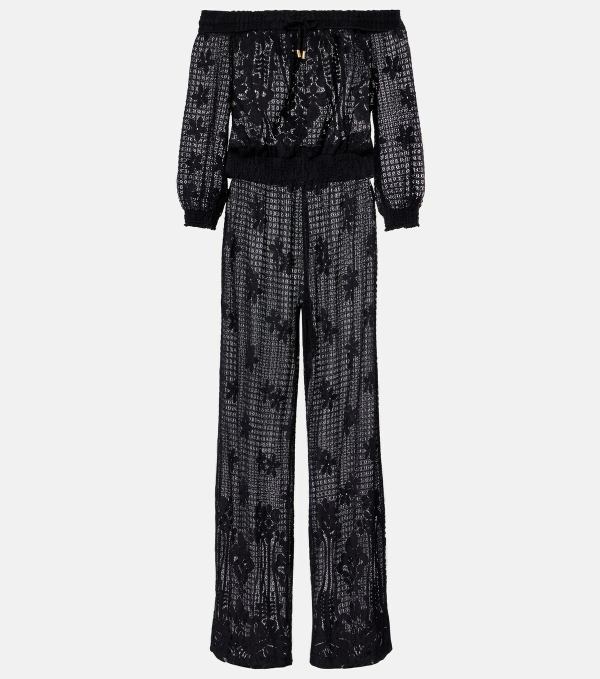 Melissa Odabash Tully crochet jumpsuit