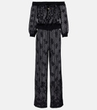 Melissa Odabash Tully crochet jumpsuit