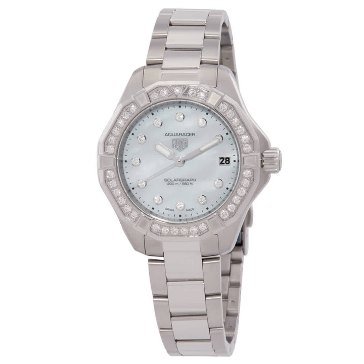 Photo: Tag Heuer Aquaracer Quartz Diamond Ladies Watch WBP1314.BA0005