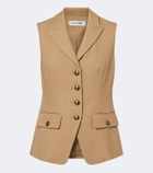 Veronica Beard Benny single-breasted vest