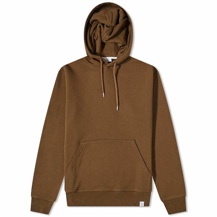 Photo: Norse Projects Men's Vagn Classic Popover Hoody in Dark Olive