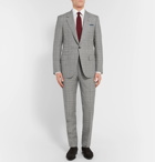 Kingsman - Eggsy's Grey Prince of Wales Checked Wool and Linen-Blend Suit Jacket - Gray