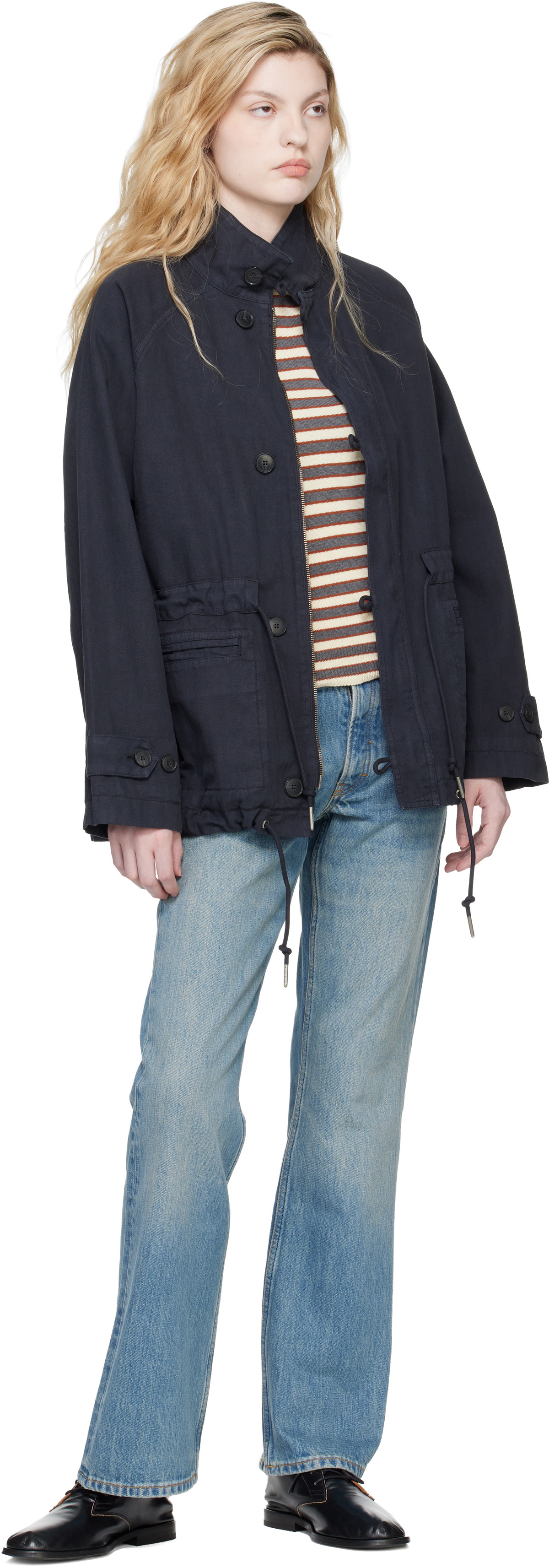 JEANERICA Blue Kyoto Droit Jeans
