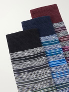 Missoni - Three-Pack Space-Dyed Cotton-Blend Socks - Multi