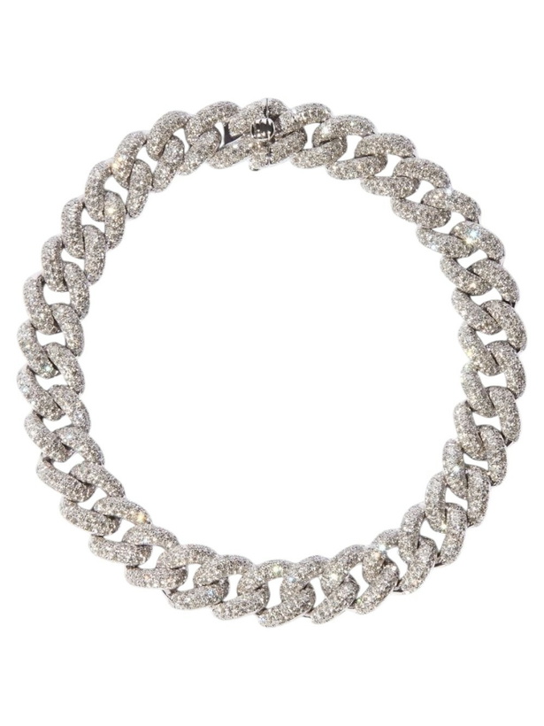 Photo: SHAY 18K White Gold 8 Inch Pavé Diamond Bracelet