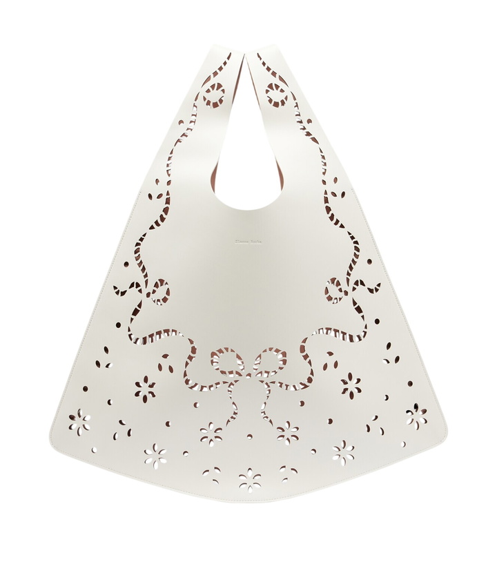 Photo: Simone Rocha Laser-cut leather shopper