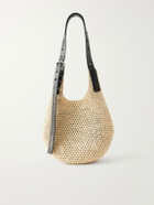 LOEWE - Paula's Ibiza Leather-Trimmed Woven Raffia Tote Bag