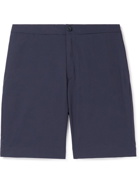 Incotex - Straight-Leg Ripstop Bermuda Shorts - Blue