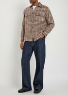 Vowels Checked Wool and Mohair-blend Overshirt Multicoloured
