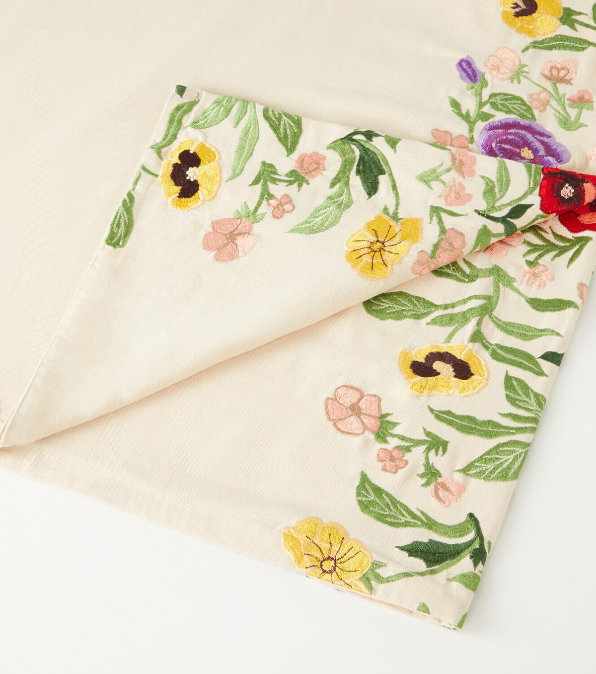 Les-Ottomans Embroidered cotton tablecloth