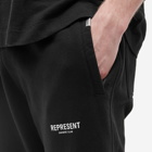Represent Men's Owners Club Relaxed Sweatpant in Black
