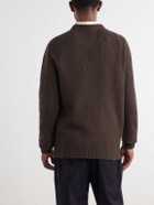 De Bonne Facture - Ribbed Wool Sweater - Brown