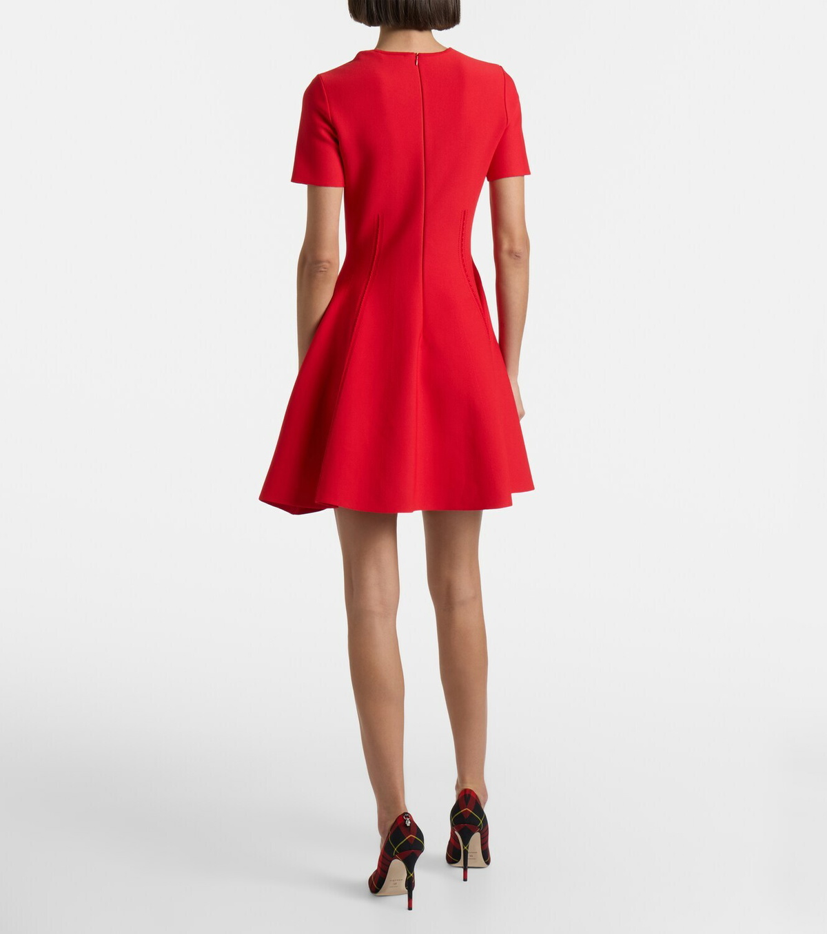 McQueen Faille minidress
