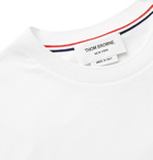 Thom Browne - Printed Cotton-Jersey T-Shirt - White