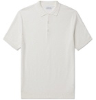 Sunspel - Slim-Fit Cotton-Piqué Polo Shirt - Neutrals