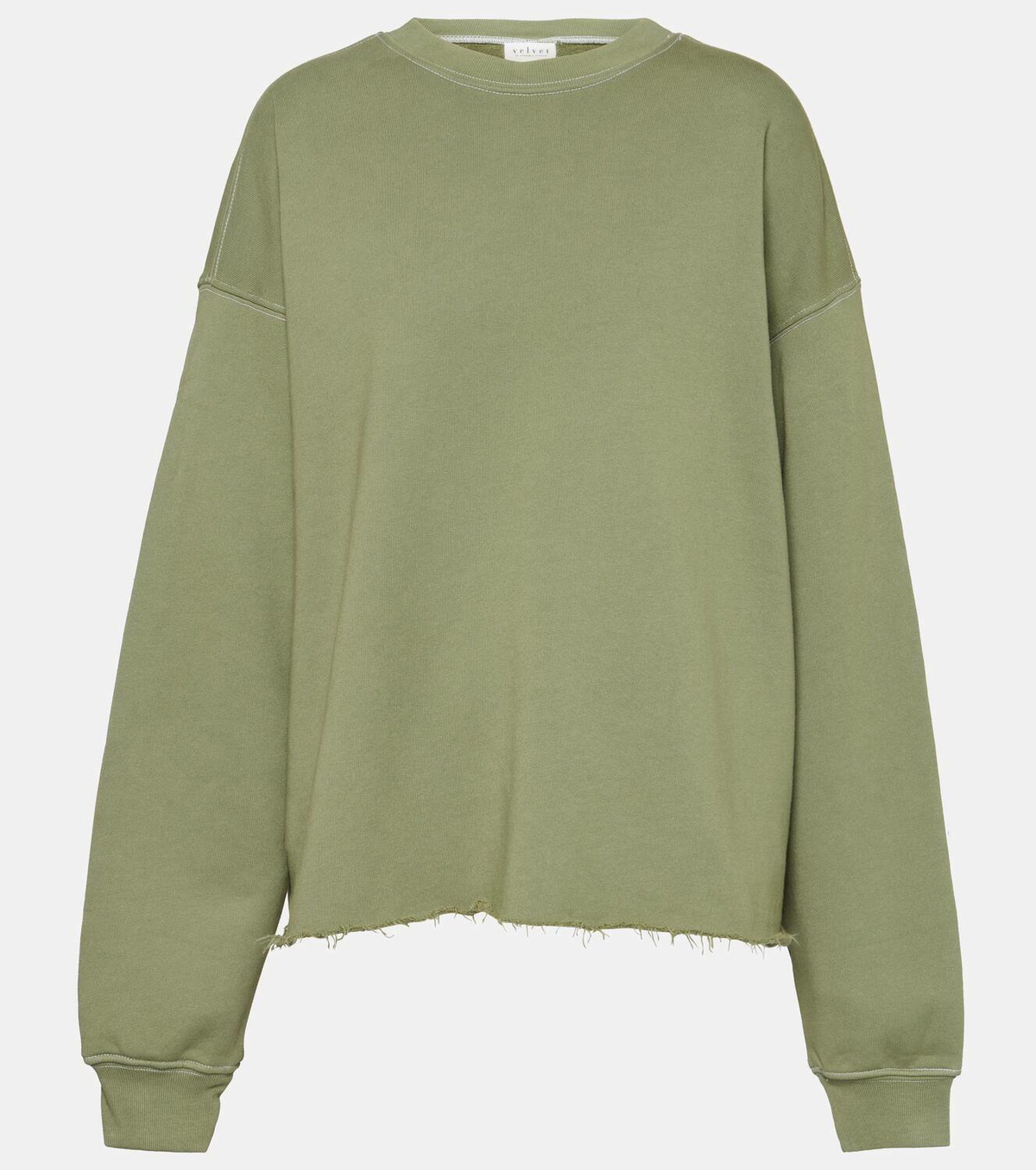 Velvet Dax cotton sweatshirt