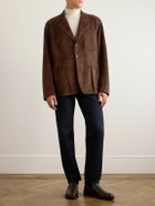 Ralph Lauren Purple label - Stewart Suede Blazer - Brown