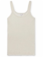 Bottega Veneta - Slim-Fit Ribbed Cotton-Jersey Tank Top - White