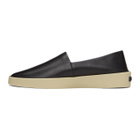 Fear of God Ermenegildo Zegna Black Smooth Espadrilles