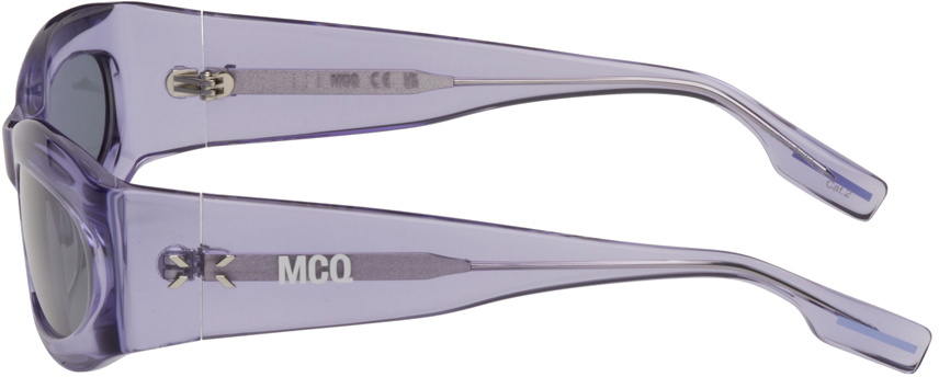 MCQ Purple Oval Sunglasses