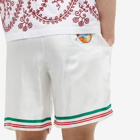 Casablanca Men's Airways Silk Short in White