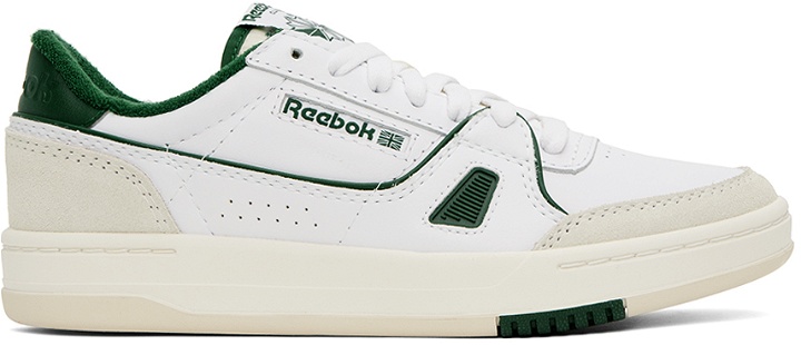 Photo: Reebok Classics White & Green Lt Court Sneakers