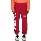 Heron Preston Red Style Lounge Pants