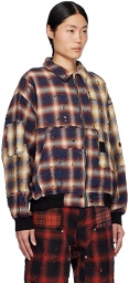 Givenchy Multicolor Check Bomber Jacket