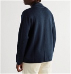 Universal Works - Merino Wool-Blend Zip-Up Cardigan - Blue