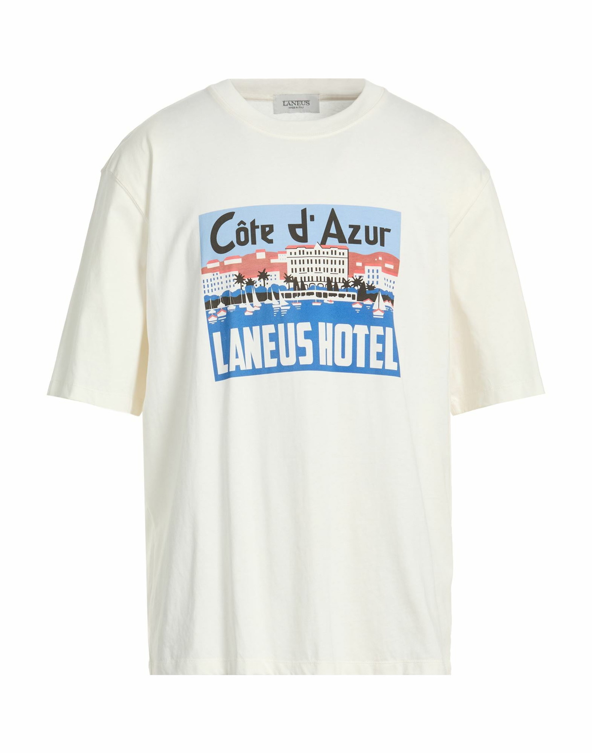 Laneus Mens T-shirt in White