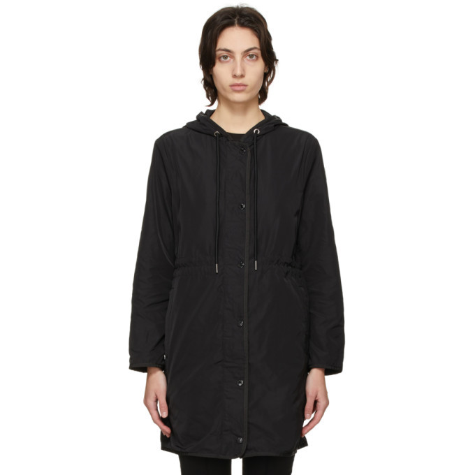 Moncler Black Lebris Coat Moncler