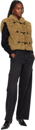 Isabel Marant Etoile Tan Alisa Vest