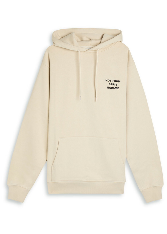 Photo: DRÔLE DE Monsieur Nfpm Hooded Cotton Sweatshirt Off White