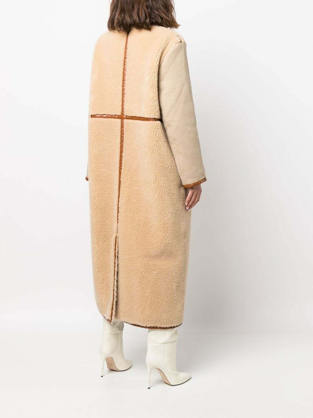 FORTE FORTE - Long Eco Shearling Hooded Coat