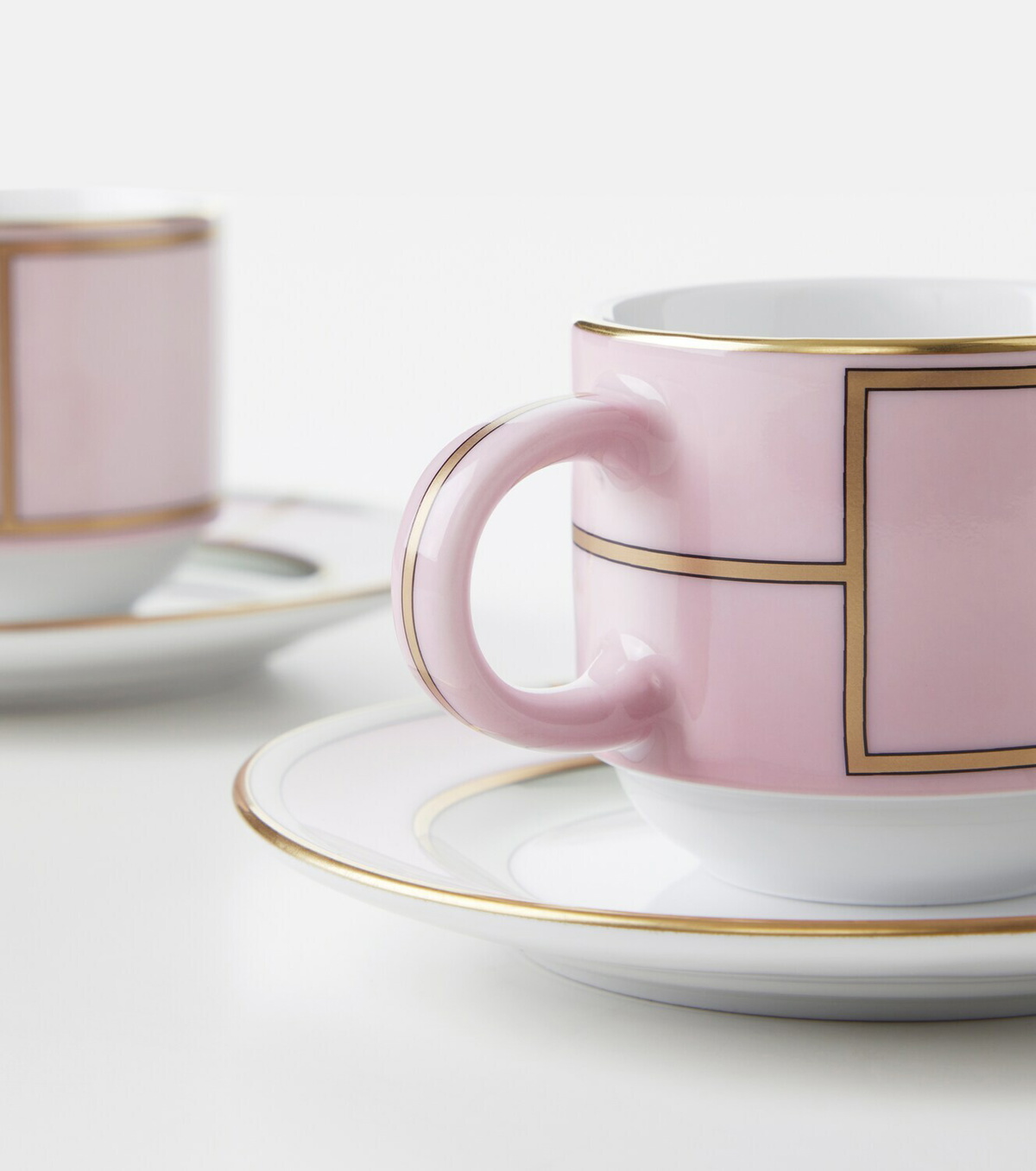 Ginori 1735 Diva set of 2 espresso cups and saucers