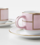 Ginori 1735 Diva set of 2 espresso cups and saucers