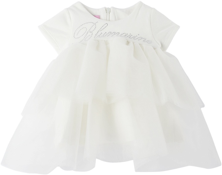 Photo: Miss Blumarine Baby White Tiered Dress