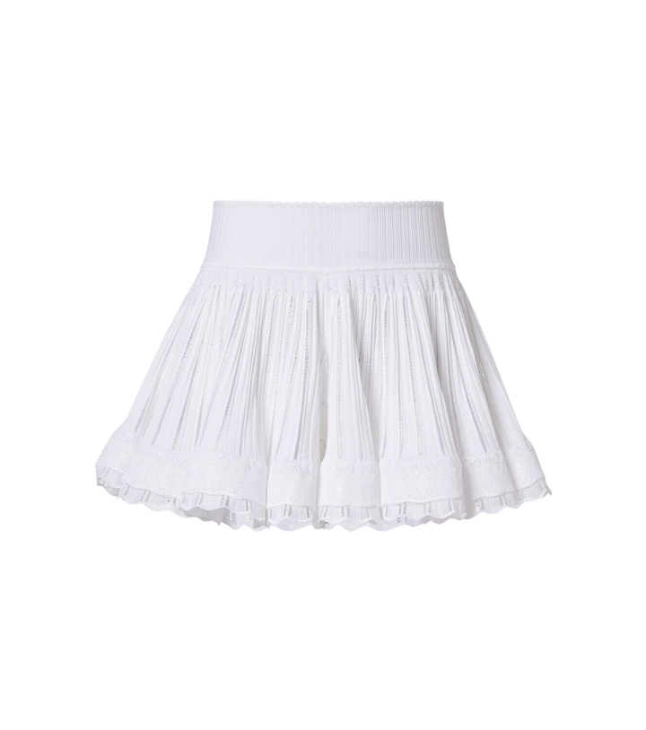 Photo: Alaïa Knitted miniskirt
