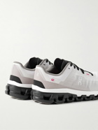 ON - Cloudflow Distance Rubber-Trimmed Mesh Sneakers - Gray