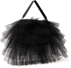 Simone Rocha Black Oversized Frilly Tutu Bag