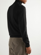 Mr P. - Slim-Fit Merino Wool Rollneck Sweater - Black