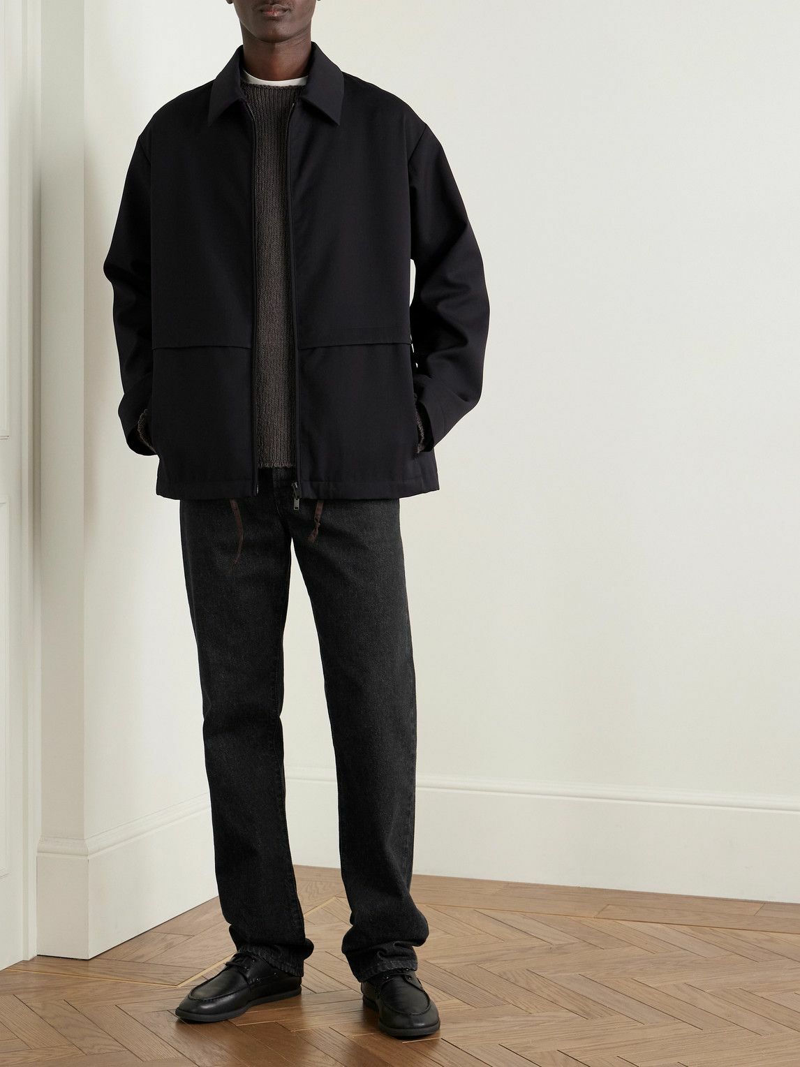 The Row - Serge Straight-Leg Jeans - Black