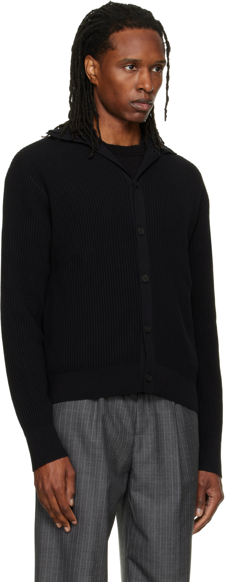 Studio Nicholson Black Oran Cardigan