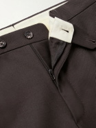 De Petrillo - Tapered Virgin Wool Suit Trousers - Brown