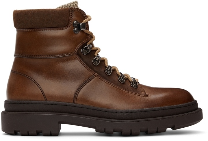 Photo: Brunello Cucinelli Brown Mountain-Style Boots